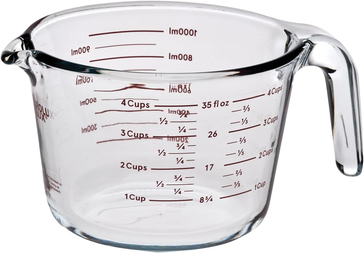 Pyrolux Borosilicate Glass Measuring Jug 1000Ml/4 Cup image number 1