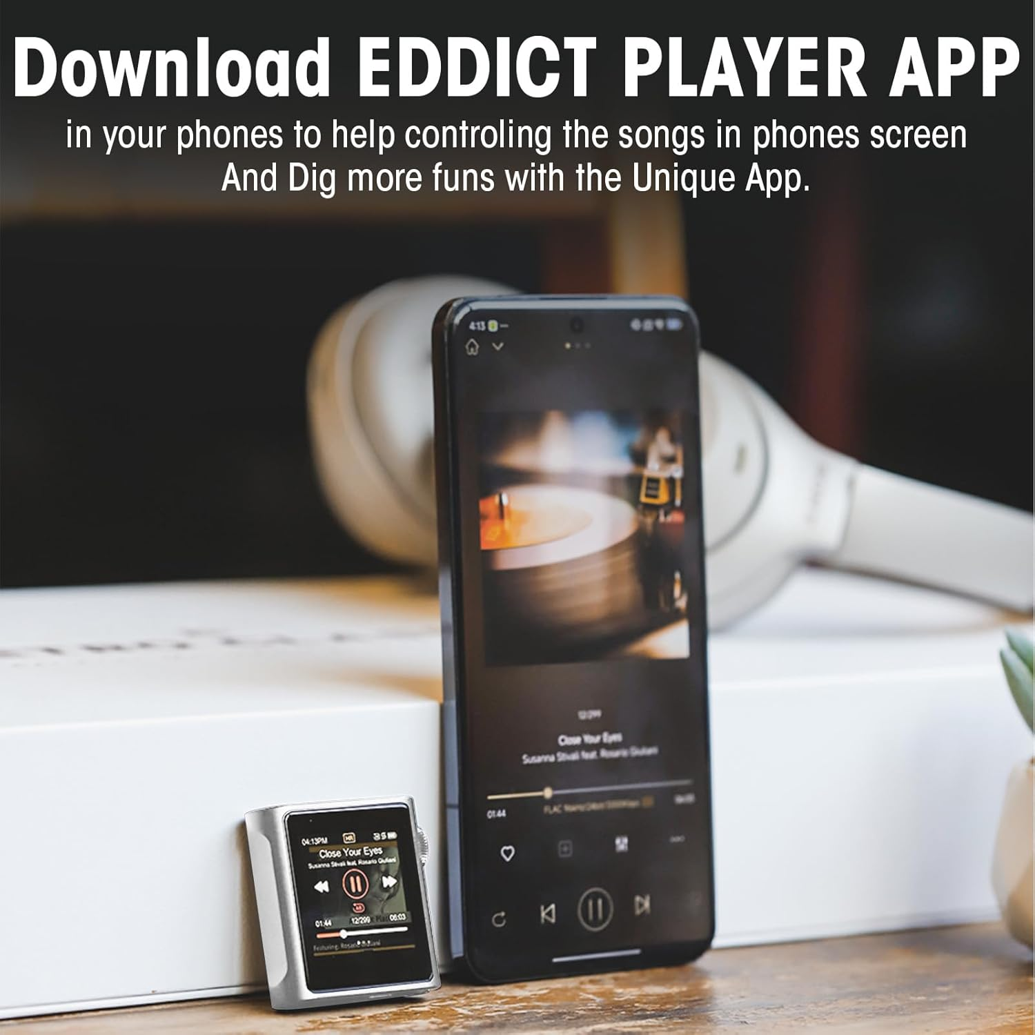 SHANLING M0 Pro MP3 Player，Hi-Res Portable Music Player with Bluetooth，Digital Audio Player 1.54&rdquo; HD Touch Screen up to 15 Hour Battery Bluetooth and USB Type-C Dongle 3.5Mm Jacks（Sliver） image number 5