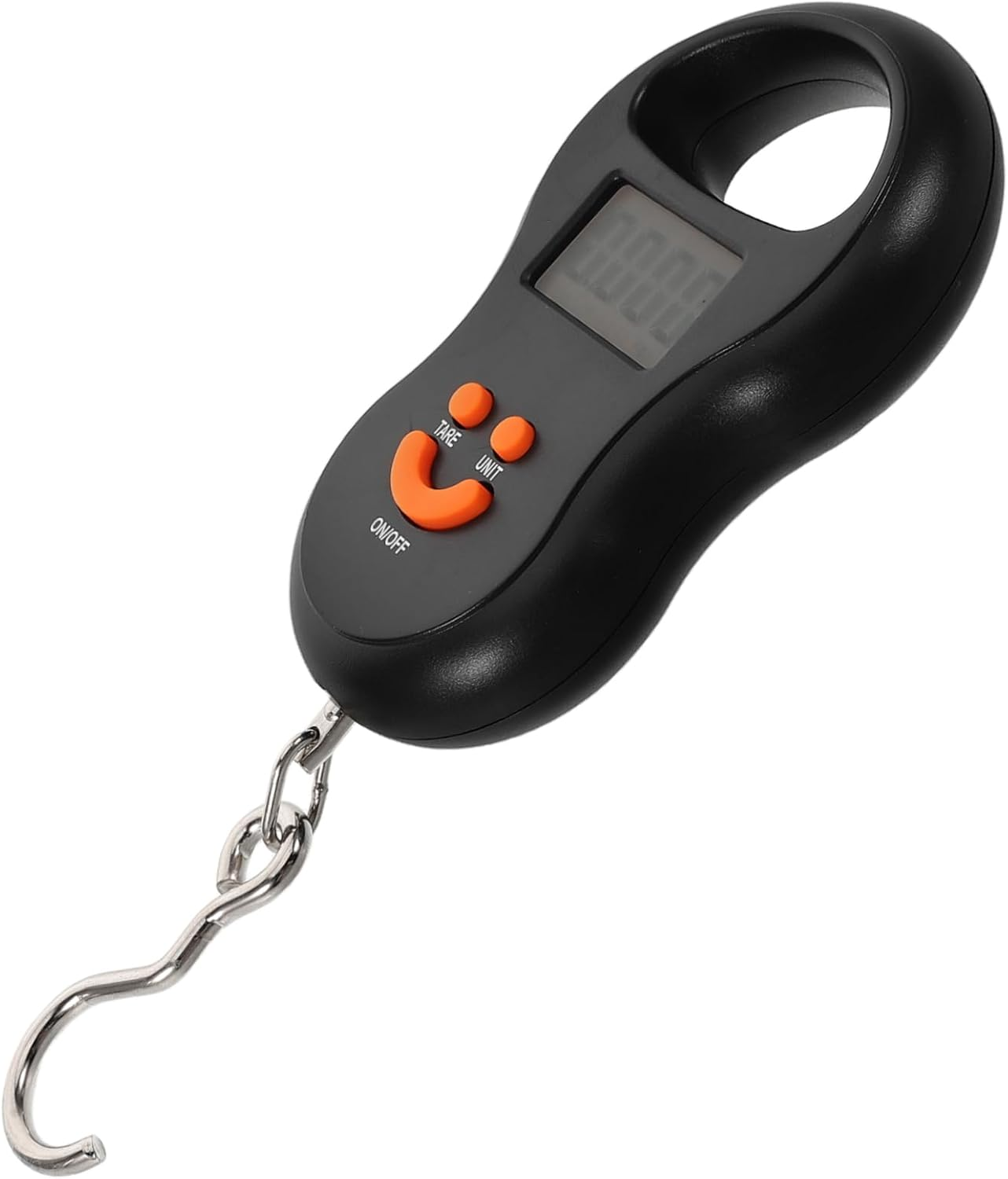 WOONEKY Travel Essential Portable Scale Digital Luggage Weighing Scale Hook Black image number 1