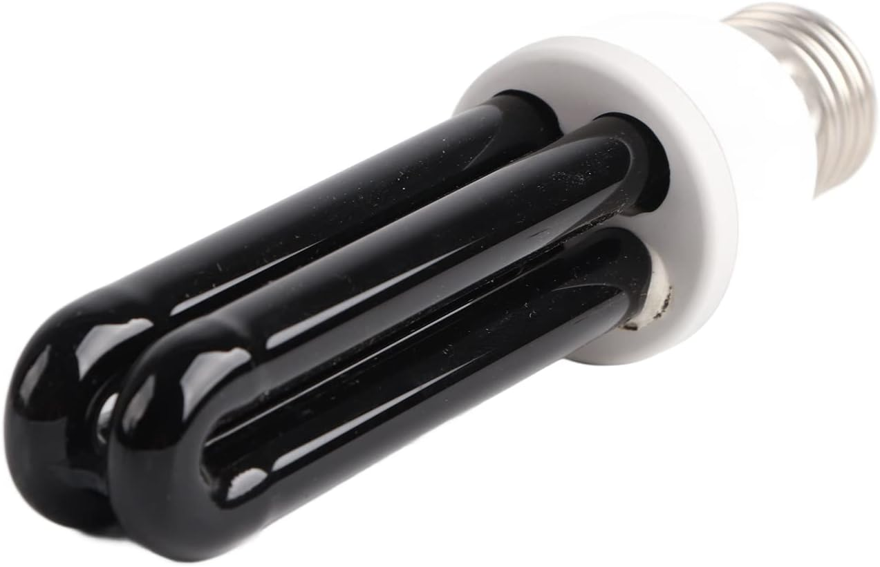 Ultraviolet Fluorescent Black Light, 463Nm UVA Control Light Easy Installation E27 for (Assorted Color)