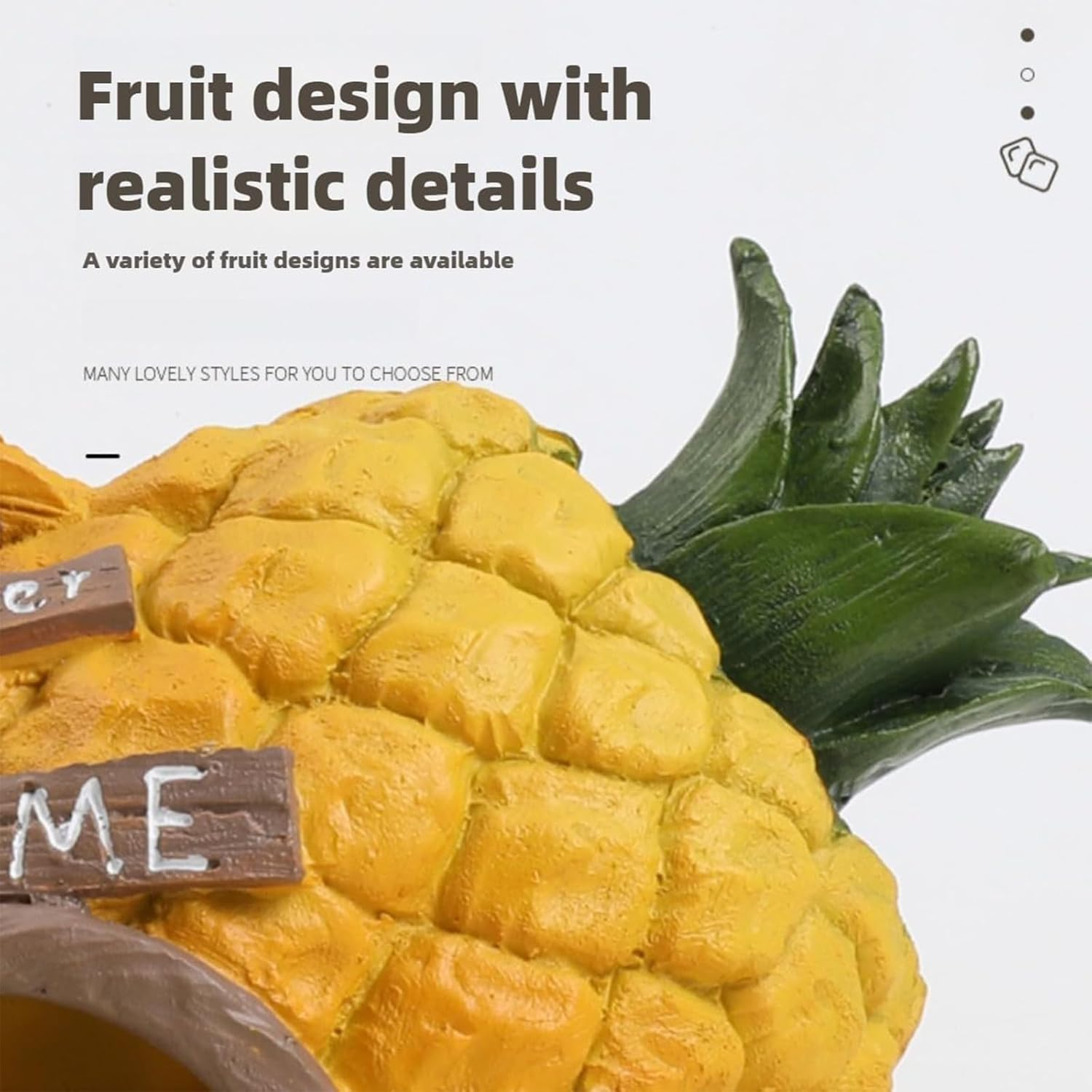 Cozioz Small Animal Hideout Hut &ndash; Chewable Cage Cave Toy for Sugar Gliders, Hedgehogs, Chinchillas, Squirrels, and Hamsters | Habitat Decor Accessories(Pineapple 2) - Carrot image number 5