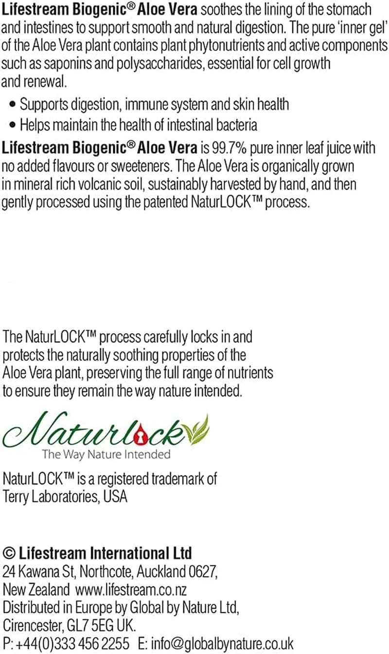 Lifestream Aloe Vera Juice 2L image number 1