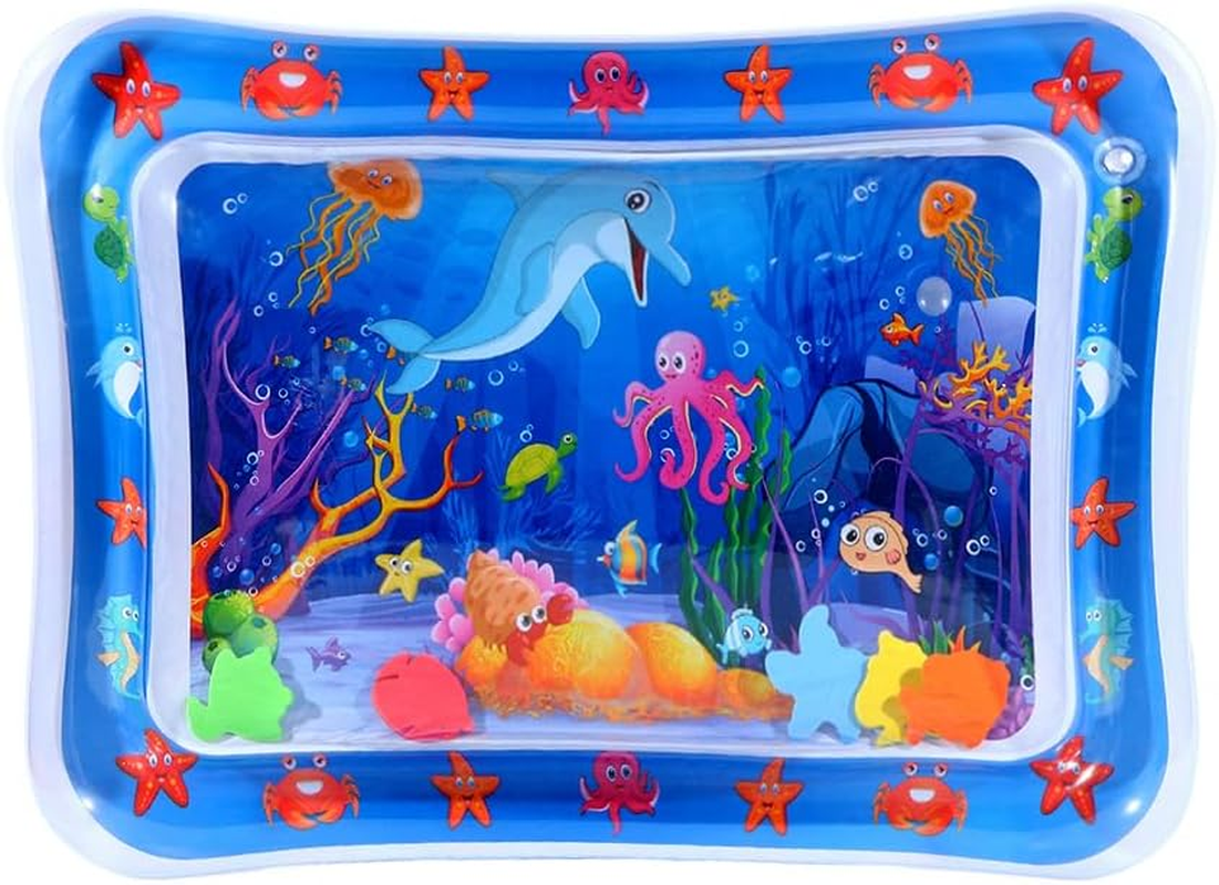 Thickened Water Sensor Play Mat for Cats, Sensor Water Mat for Pet, Water Sensory Playmat with Fish for Pet Play Feel Cool Comfort/1496