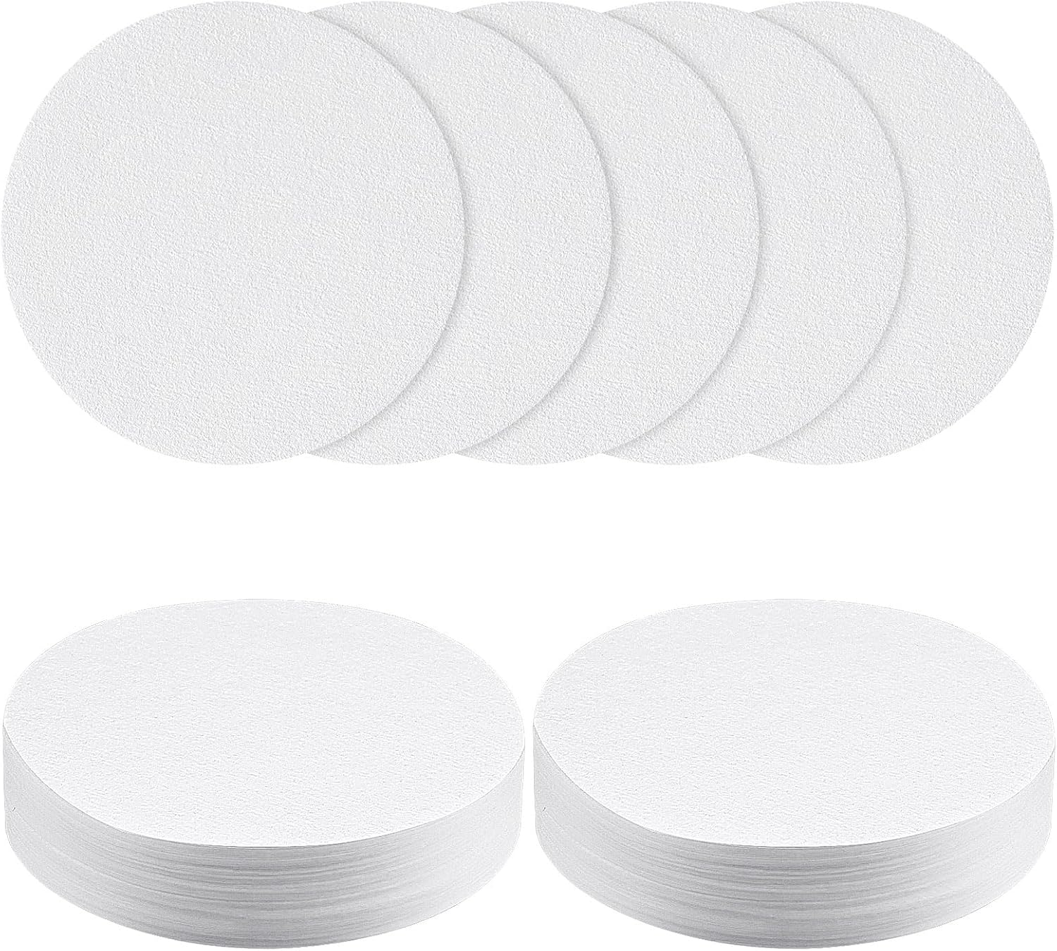 HOTUT Coffee Filters Papers, 100 Pcs&times;51Mm round Coffee Filters Papers, Micro Paper Filters Replacement Compatible with Coffee and Espresso Maker - White image number 4