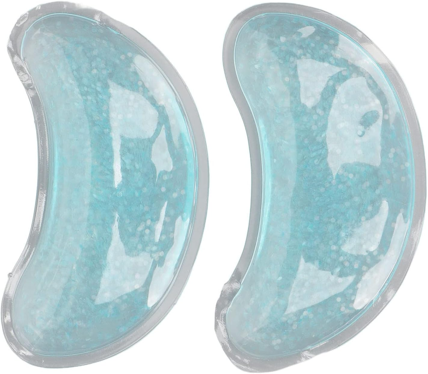 Gel Ice Pack, Reusable Cooling Eye Pads, Hot Cold Compress Leakage Proof Portable Soft and Skin Friendly under Eye Patches for Dark Circles and Puffiness image number 5