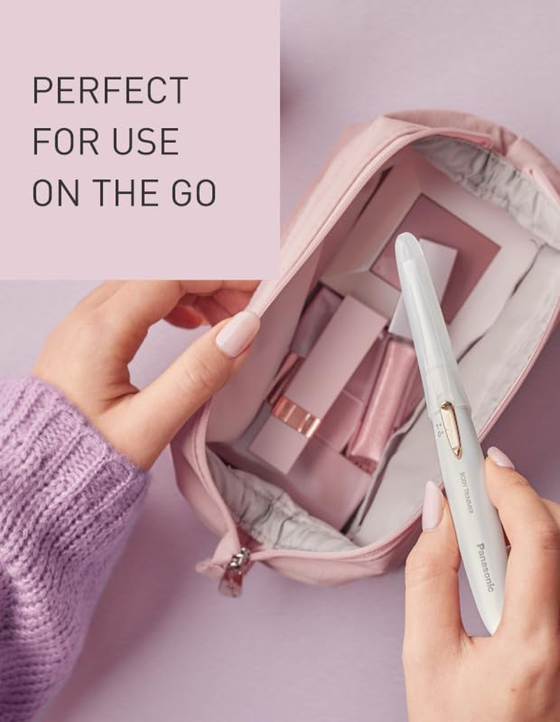 Panasonic Compact Cordless Body and Bikini Trimmer with Flexible Head and Stainless Steel Blades (ES-WR51-P541) image number 4