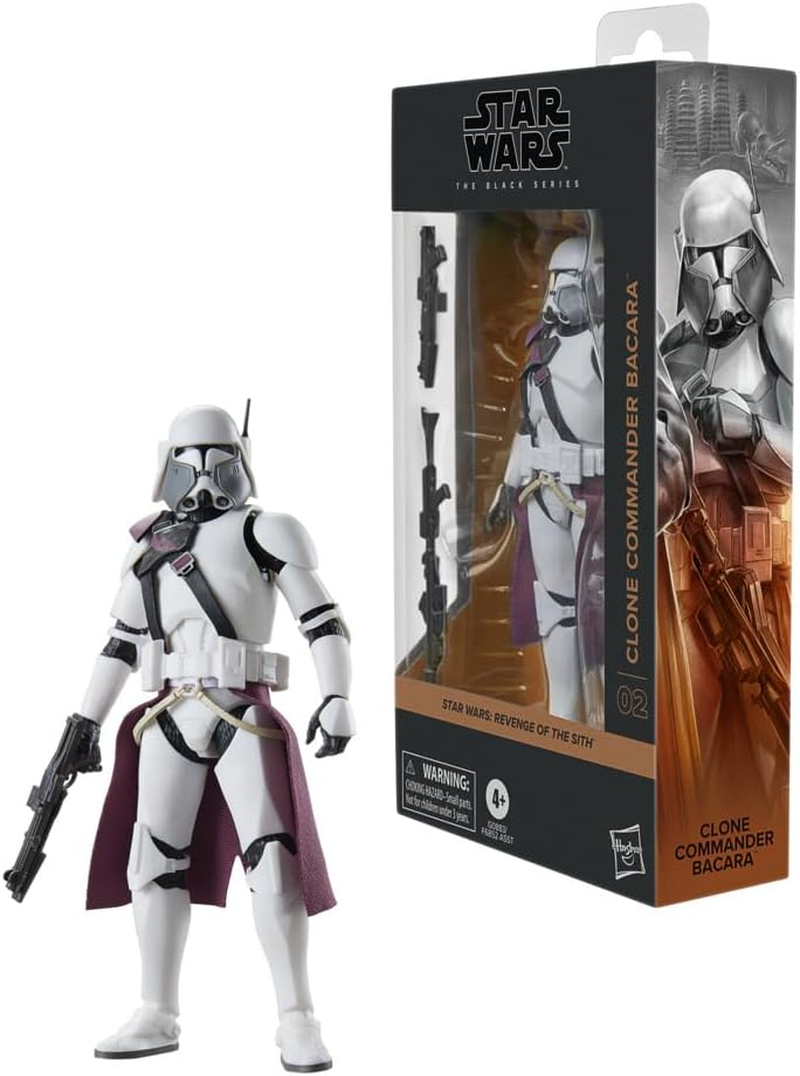 Star Wars the Black Series Clone Commander Bacara, Star Wars: Ahsoka Premium Collectible 6 Inch Action Figure