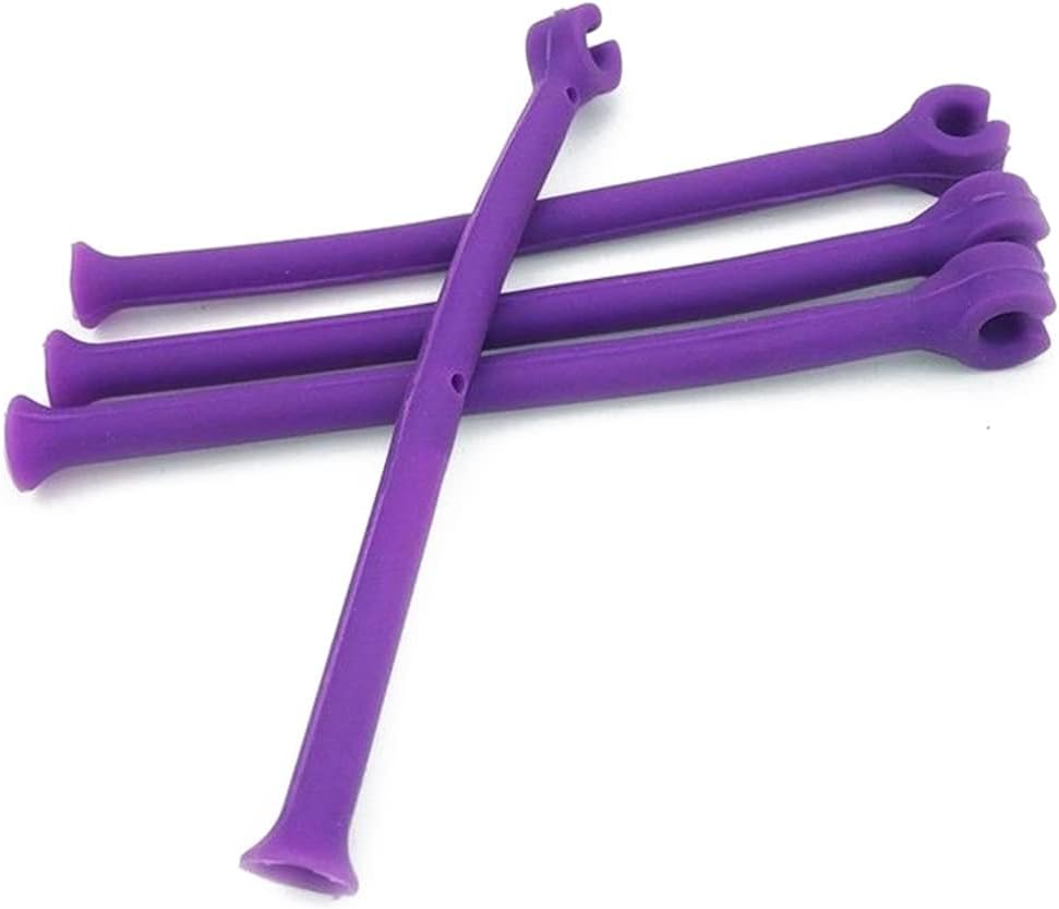 IUDWCG - 4 Pieces Wine Glass Holder, Dishwasher Glass Holder, Silicone Glass Holder, Dishwasher, Safe Cleaning Long Glass, Wine Glass Holder, Silicone Trough Protection, Purple image number 1