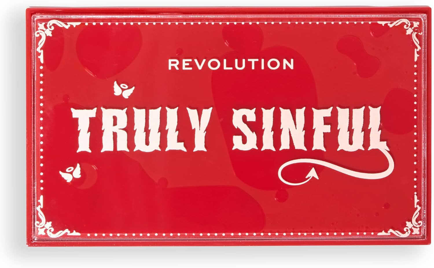 Revolution Beauty Truly Sinful Blood Eyeshadow Palette, Halloween Face & Eye Costume Makeup, 12-Pan with 3D Blood Drip Case, Vegan & Cruelty-Free