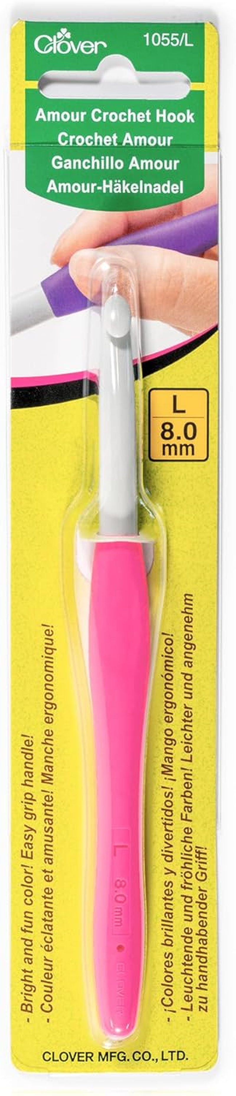 Clover Amour Crochet Hook, 10 Mm Size