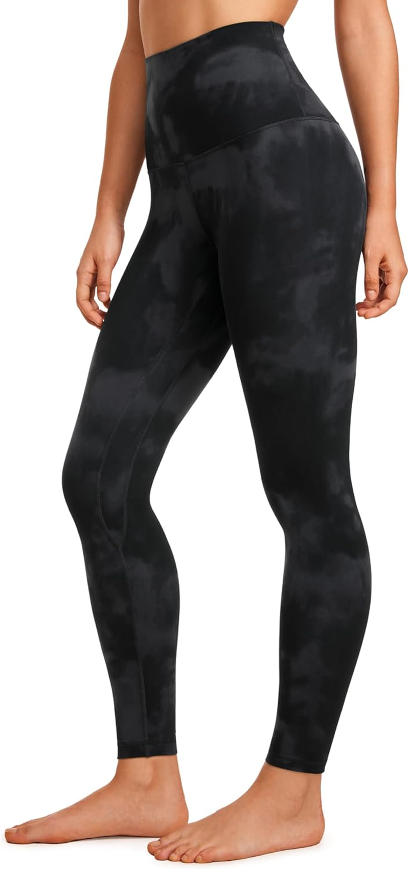 CRZ YOGA Super High Waisted Butterluxe Workout Leggings 25''/ 28'' - over Belly Buttery Soft Full Length Yoga Pants for Women