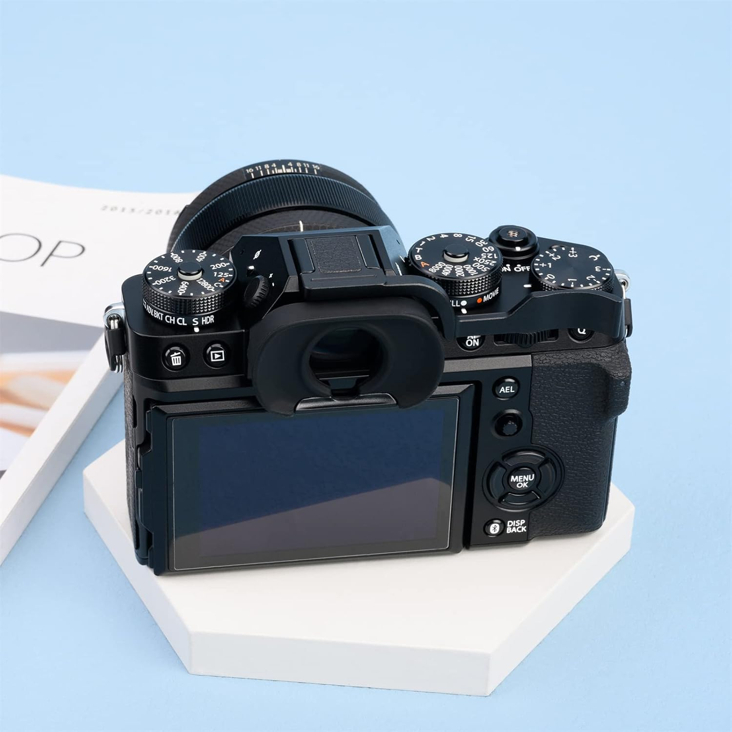 JJC Metal Thumb up Grip for Fujifilm Fuji X-T5 X-T4 X-T3 XT5 XT4 XT3 Camera, Durable Hot Shoe Cover Cap Protector, Thumb Rest Better Balance and Grip for Camera image number 6