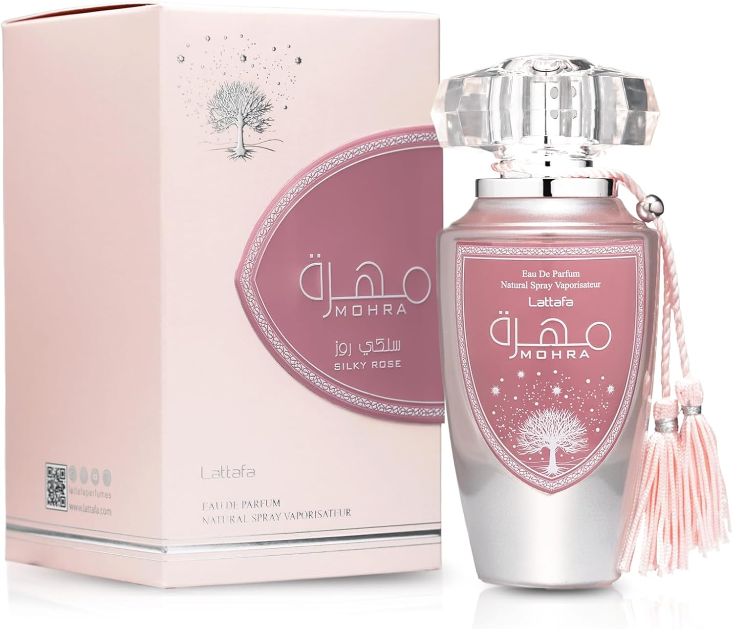 Lattafa Mohra Silky Rose Edp 100Ml Spray image number 3
