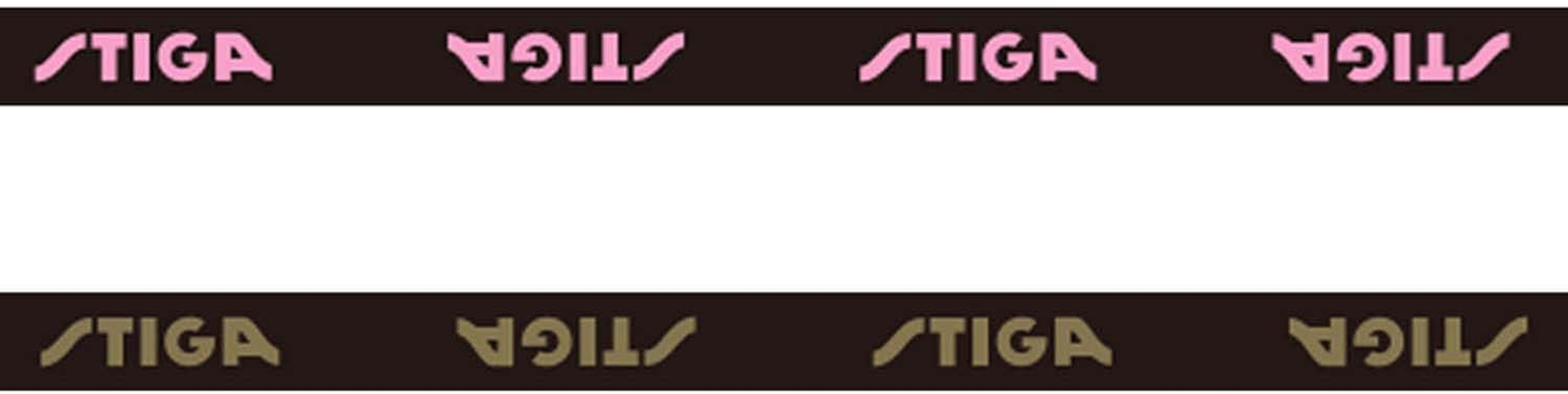 STIGA 1914190712 Table Tennis Maintenance Shockless Edge Tape, Pink, 0.7 X 18.9 Inches (12 X 48 Cm)