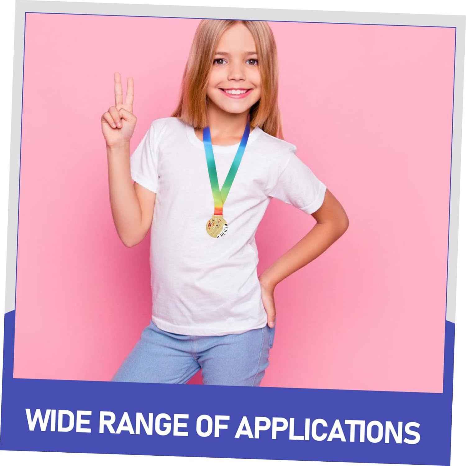 For Boys and Girls Competition Supplies Zinc Alloy Realistic Medal Students for Piano Singing Dance Contests