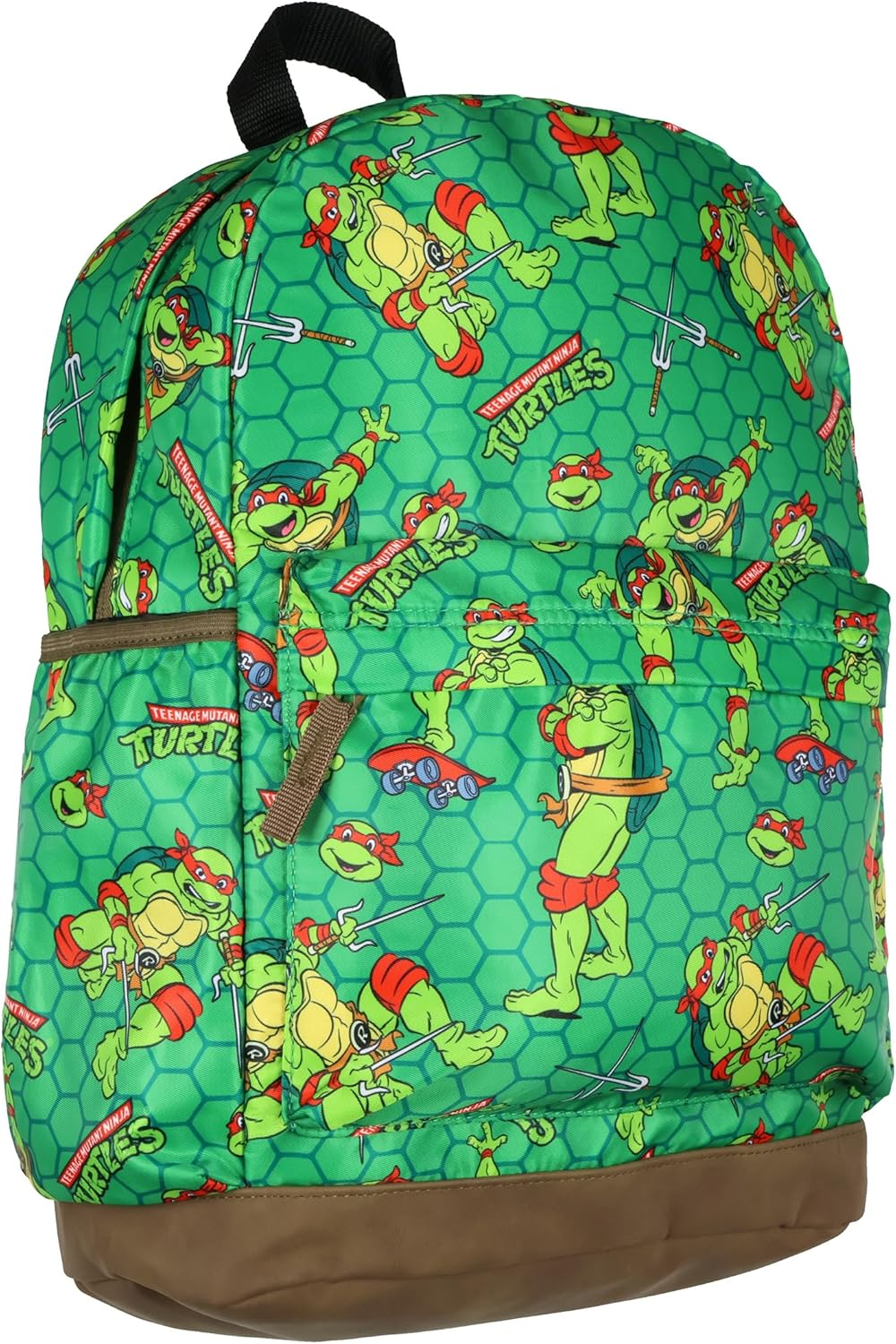 TMNT Backpack Nickelodeon Teenage Mutant Ninja Turtles Mayhem Character Kids School Bookbag, Orange, One Size, Classic - Orange image number 6