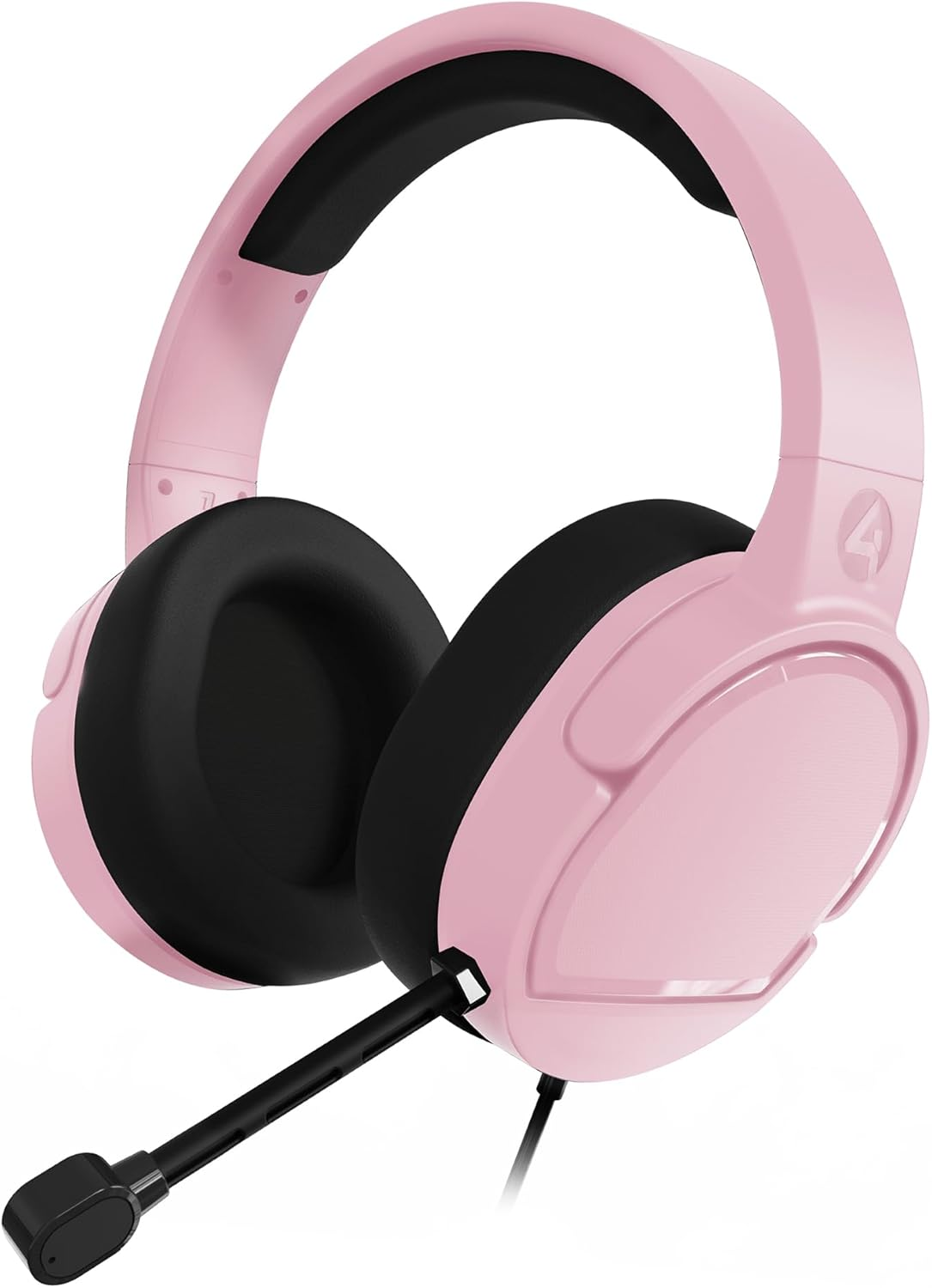 PC Accessory: Wired Headset - 4Gamers PANTHER Headset - Blush: Compatible with PC, Switch, PS5, Xbox X|S - Cosmic Purple image number 5