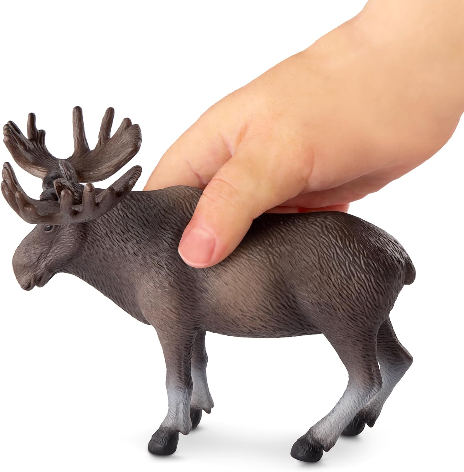 Terra by Battat &ndash; Animal Toys for Kids &ndash; 3 Forest Animal Figurines &ndash; Realistic Animal Playset &ndash; Fox, Moose, Raccoon &ndash; 3 Years + &ndash; Forest Animals - Fox, Moose, Raccoon image number 5