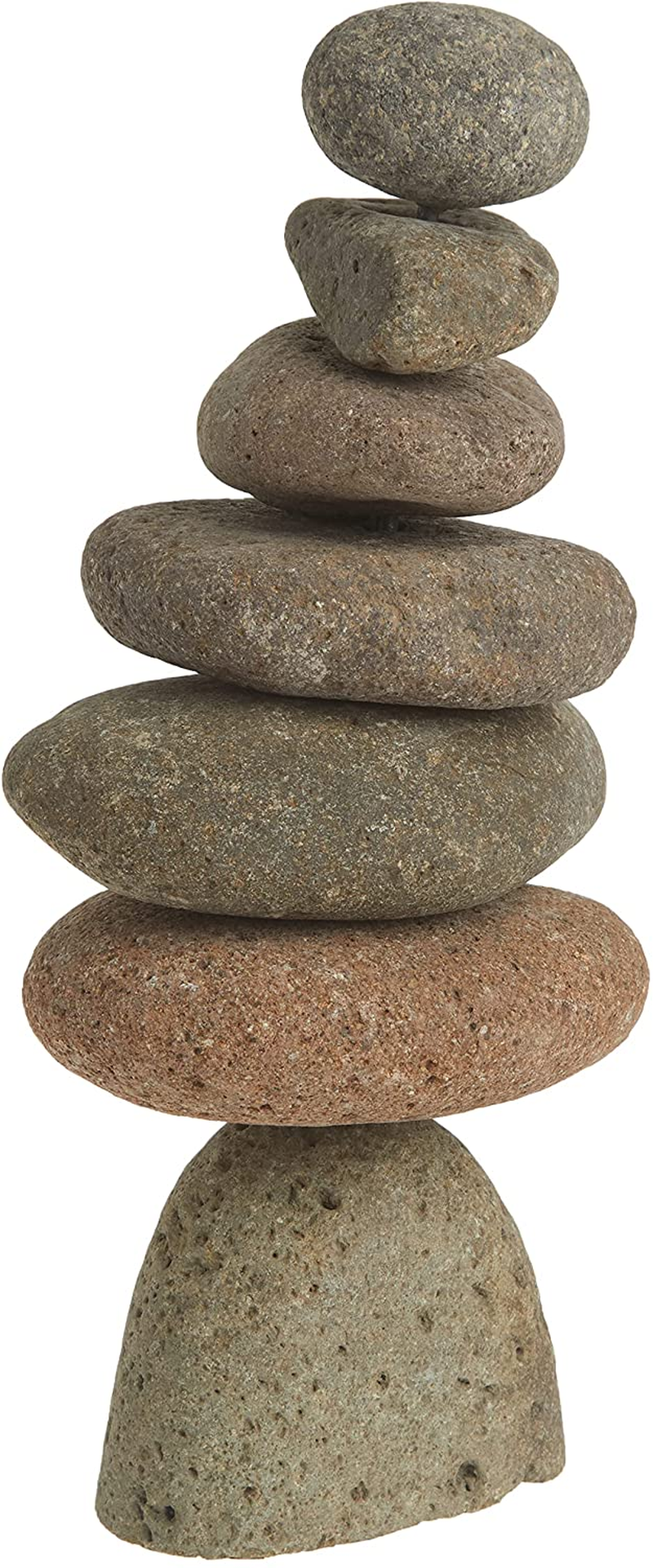 Ancient Graffiti Small 3 Stone Natural River Stone Cairn image number 1