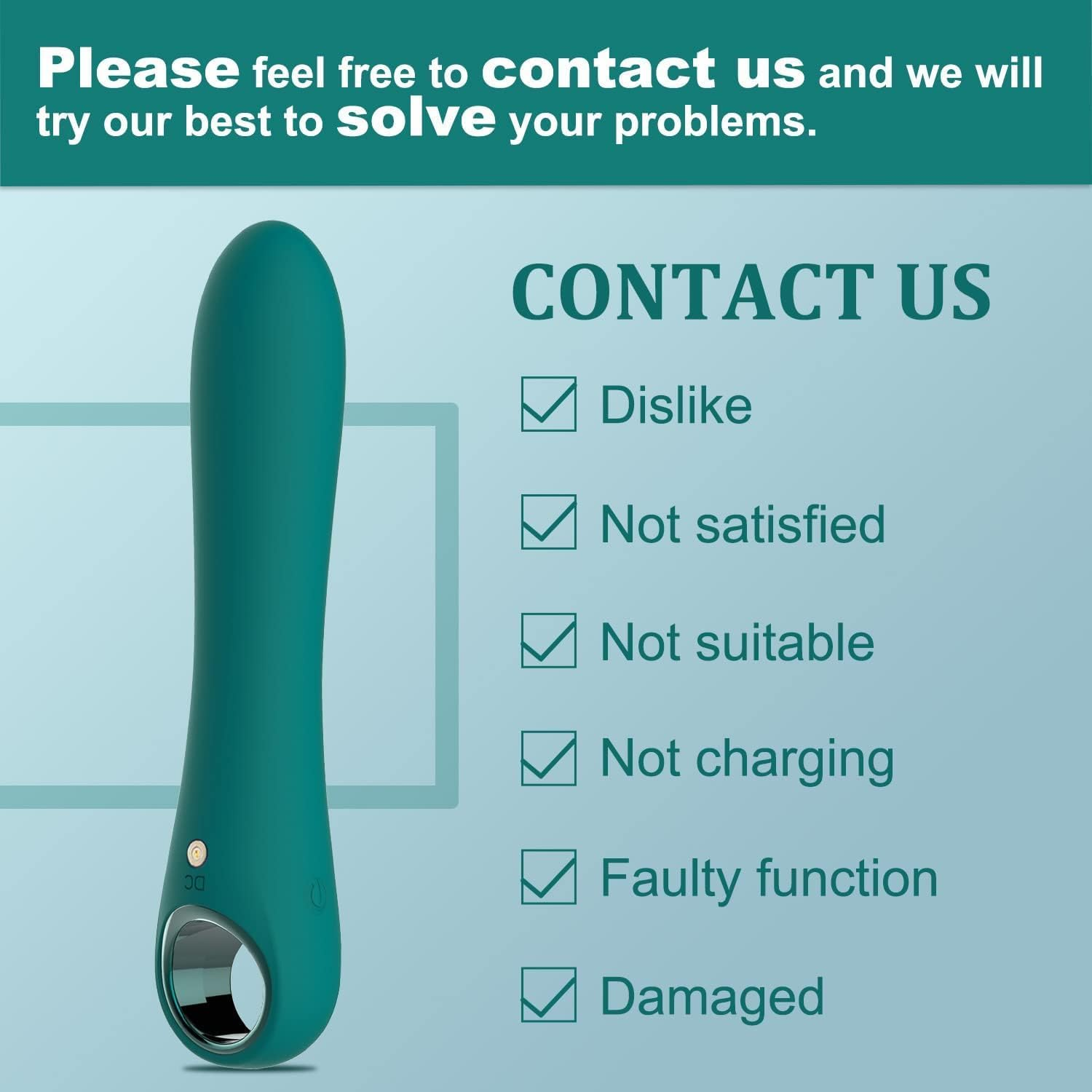 G-Spot Vibrator Dildo with 10 Vibration Modes, Soft Silicone Powerful Vibrating Massager for Clitoral Vaginal and Anal Stimulation, Adult Sex Toys for Unisex (Green) image number 4