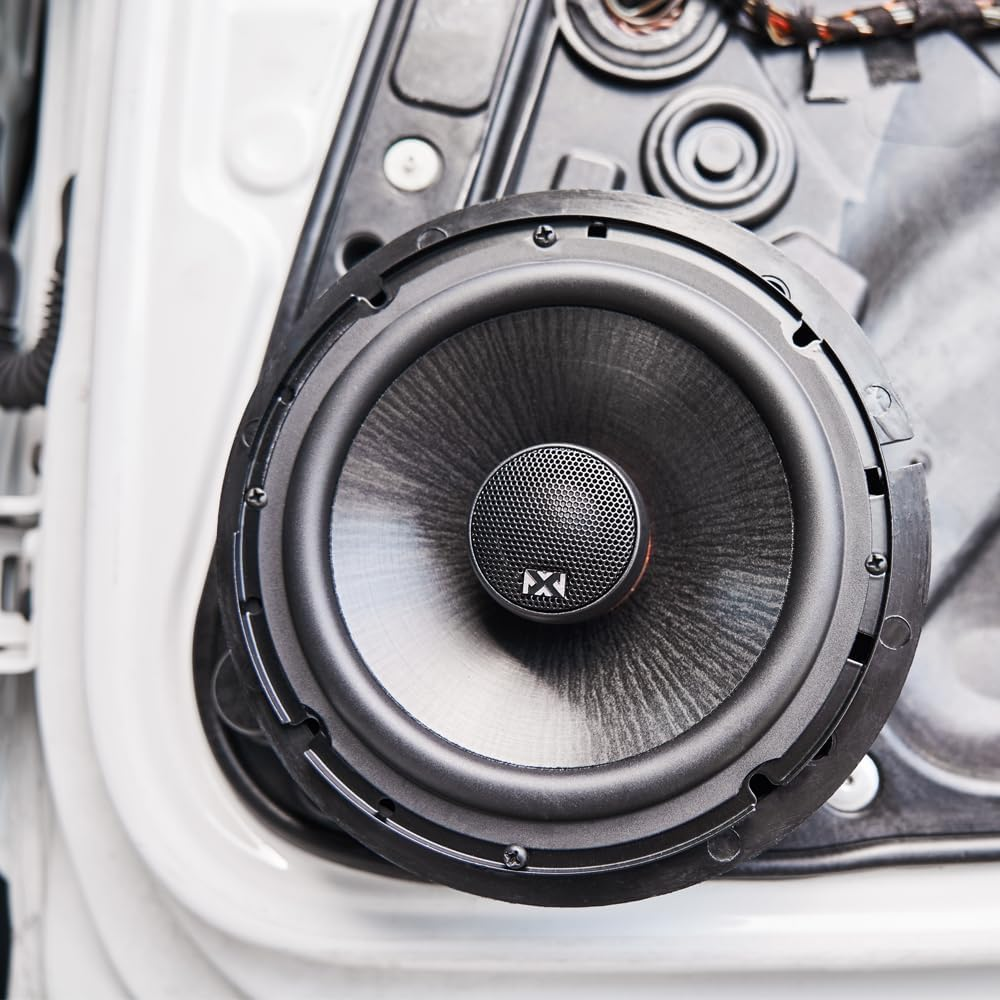 NVX&reg; VSP65 6.5" Premium Car Speakers, 600W Max, 200W RMS, 2-Way 6-1/2 Inch Coaxial W/ 1" Silk Dome Tweeters & Built-In X-Overs, Easy to Install in Cars/Trucks/Doors (Pair) image number 6