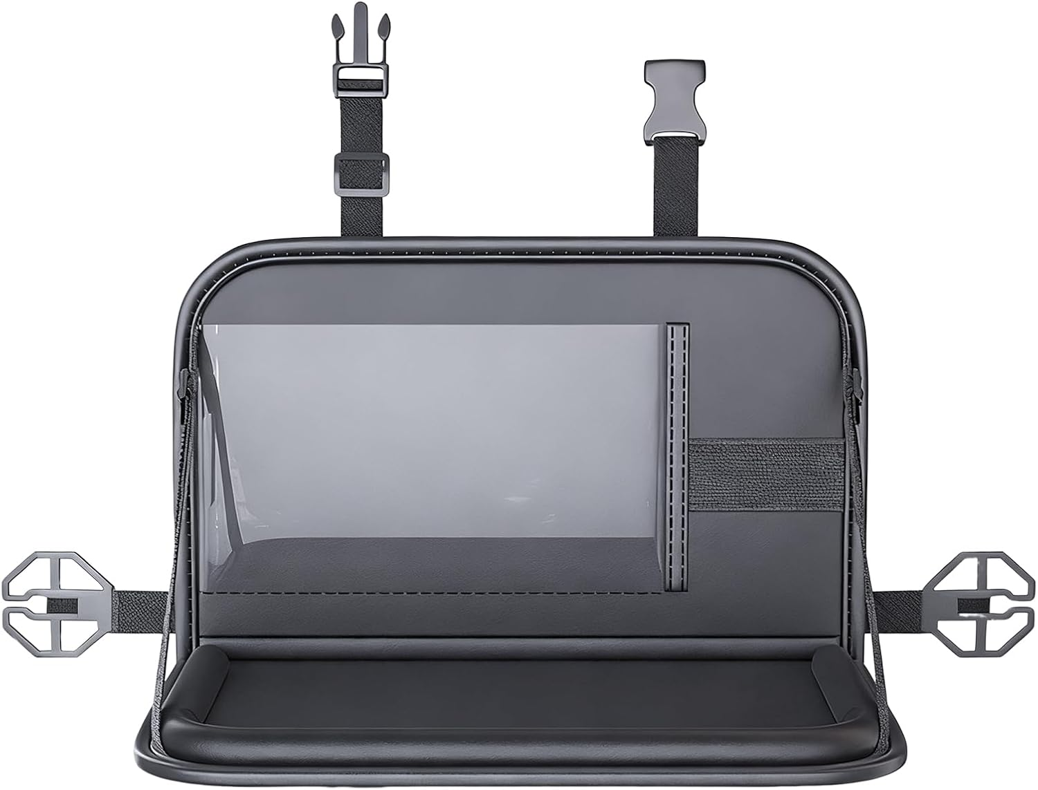 Kids Car Tray,Foldable Rear Desk Storage Laptop Holder | Kids Travel Tray,For Airplane Toddler Long Ride Camping Snack Time Eating Office Work Passenger image number 4