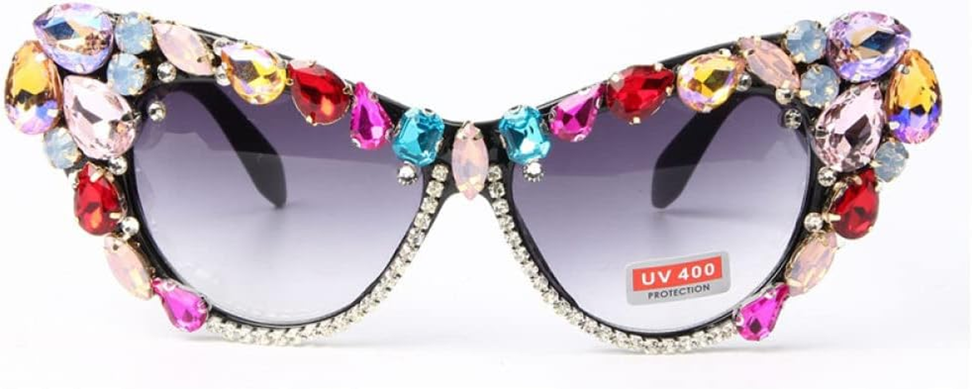 Oversize Cat Eye Diamond Sunglasses Women Designer Luxury Crystal Sexy Sun Glasses for Ladies Eyeglasses Feminino