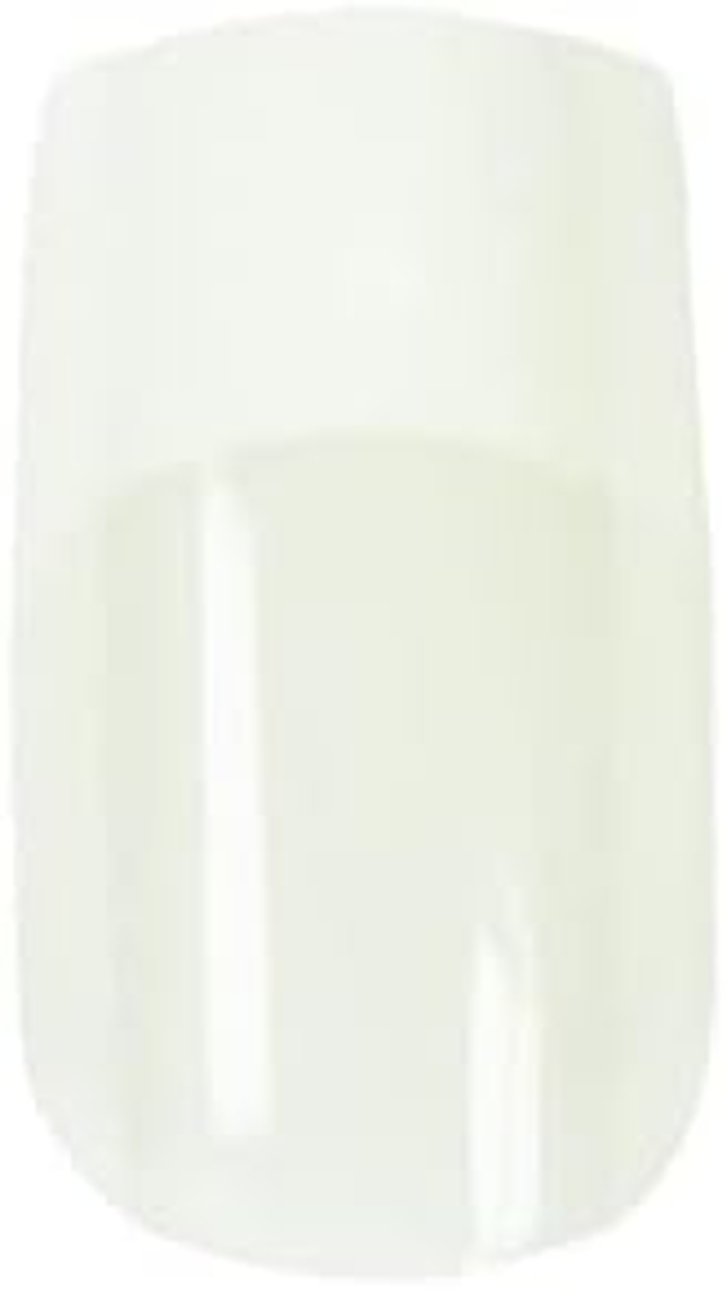 Glam'Up Paris - False Nails - Full Cover - Easy to Use - 24 False Nails per Box + Double Sided Tape - Square Shape XL - No. 3 - French Manicure - White image number 1