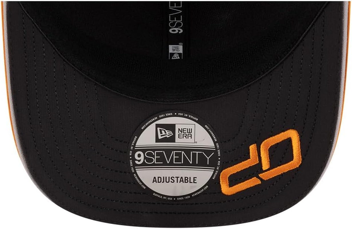 New Era Mclaren F1 9SEVENTY Baseball Cap, Oscar Piastri Driver Edition, Orange and Grey Mesh Trucker Hat, Orange and Grey, One Size image number 2