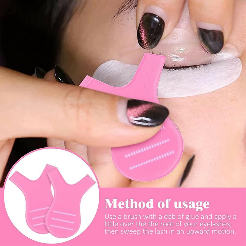 10Pcs X Eyelash Lashes Lifting Lift Perm Y Comb Brushes Tool Separating Brush image number 3