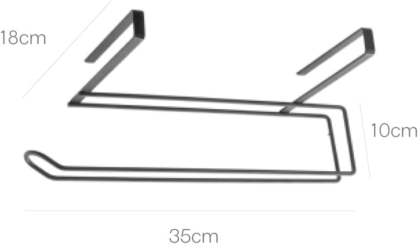 Metaltex Easy Roll Undershelf Paper Towel Holder - Multipurpose Space-Saving Kitchen Roll Shelf - Touch-Therm Lava, 35 X 18 X 10 Centimeters image number 1