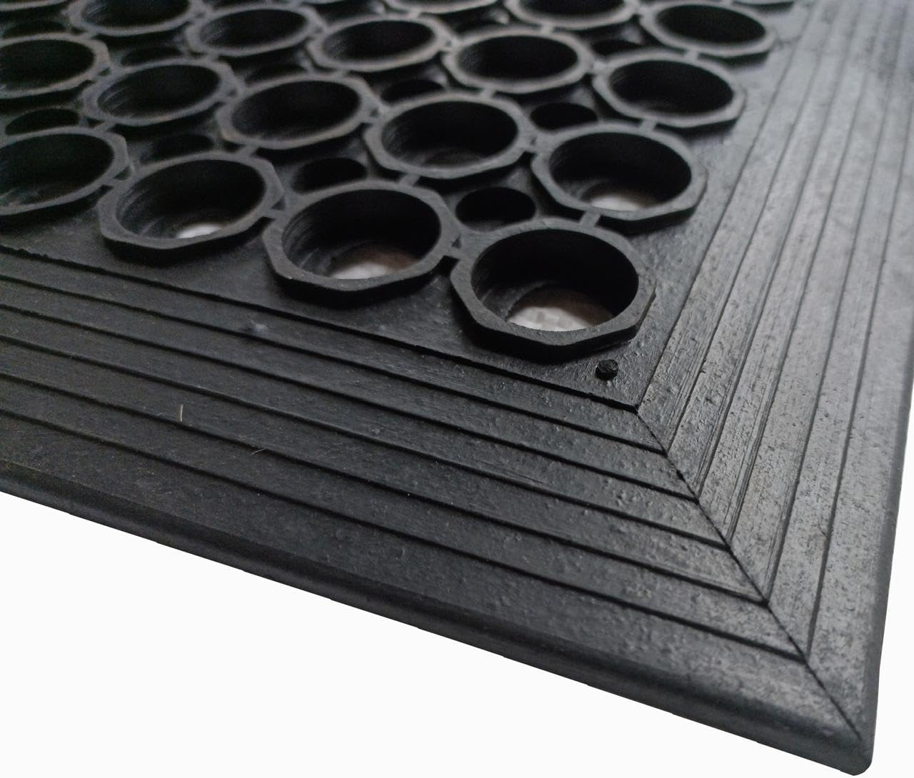 Rubber Doormat Nonslip Drainage Floor Mat Restaurant Catering Commercial Use Door Mat (80X120 CM) image number 6