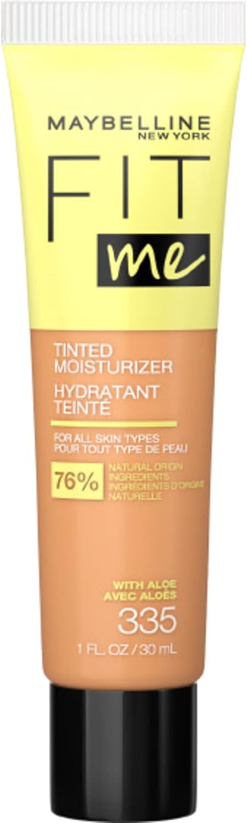 Fit Me Tinted Moisturizer, Fresh Feel, Natural Coverage, 12H Hydration, Evens Skin Tone, Conceals Imperfections, for All Skin Tones and Skin Types, 335, 1 Fl. Oz. image number 4