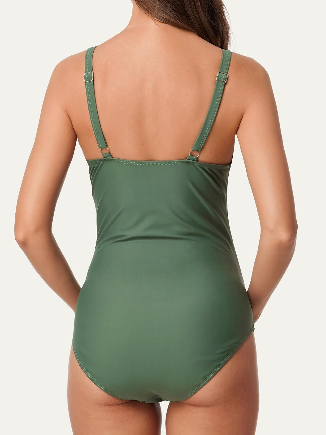 Summer Mae Nursing One-Piece Maternity Swimsuit Breastfeeding Swimsuit Pregnancy Swimwear image number 5