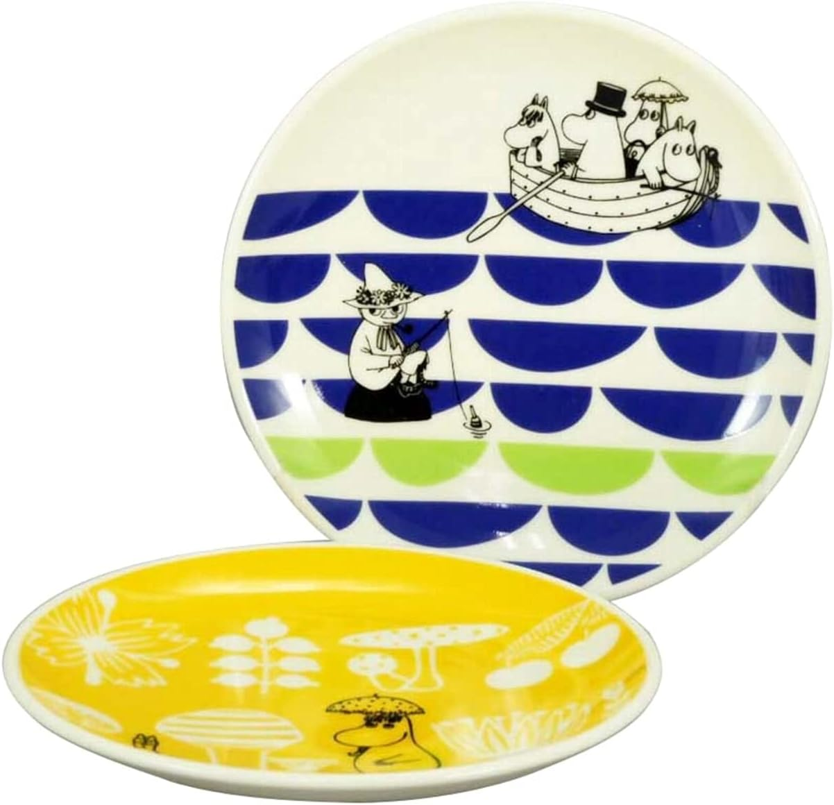 Moomin Couvio Pair Mug (Mushroom/Wave)