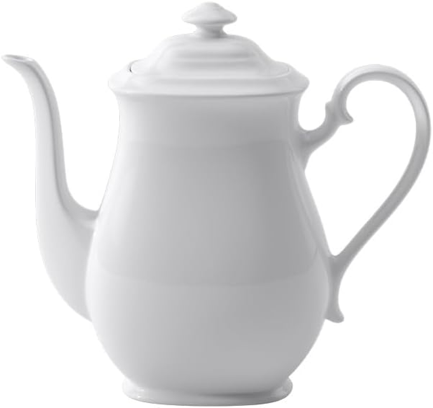 Villeroy & Boch 1044120070 Royal Coffee Pot, Classic Jug with Lid, Maofof High Quality Premium Porcelain, Dishwasher Safe, 1100 Ml - 1.10 Litre, Royal
