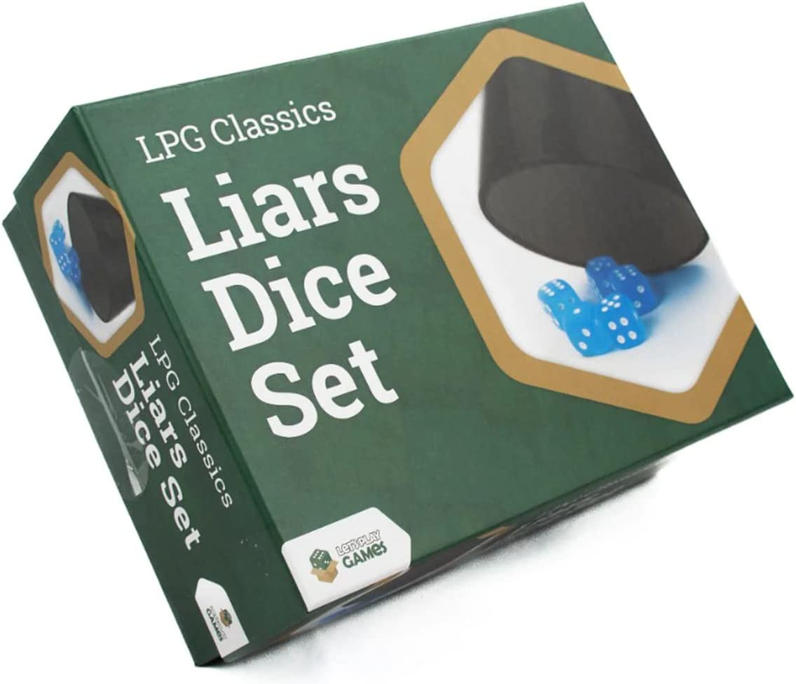 Let'S Play Games LPG Liars Dice - Classic Bluffing Dice Game, Fun for 2-6 Players, Easy to Learn, Perfect for Family Game Night, Portable Set for Travel & Parties image number 1