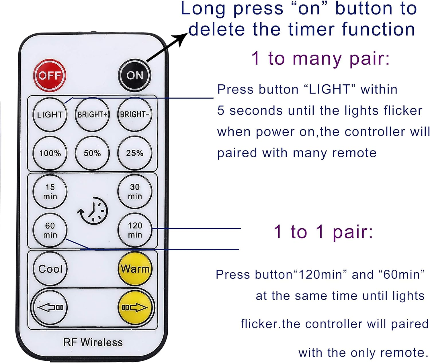 AIBOO LED under Cabinet Puck Lights CCT Light Color Temperature Adjustable Warm+White Double Color with Dimmable RF Remote Controller for Kitchen Shelf Ambiance Display Lighting (8 Lights, 24W) (8) image number 2
