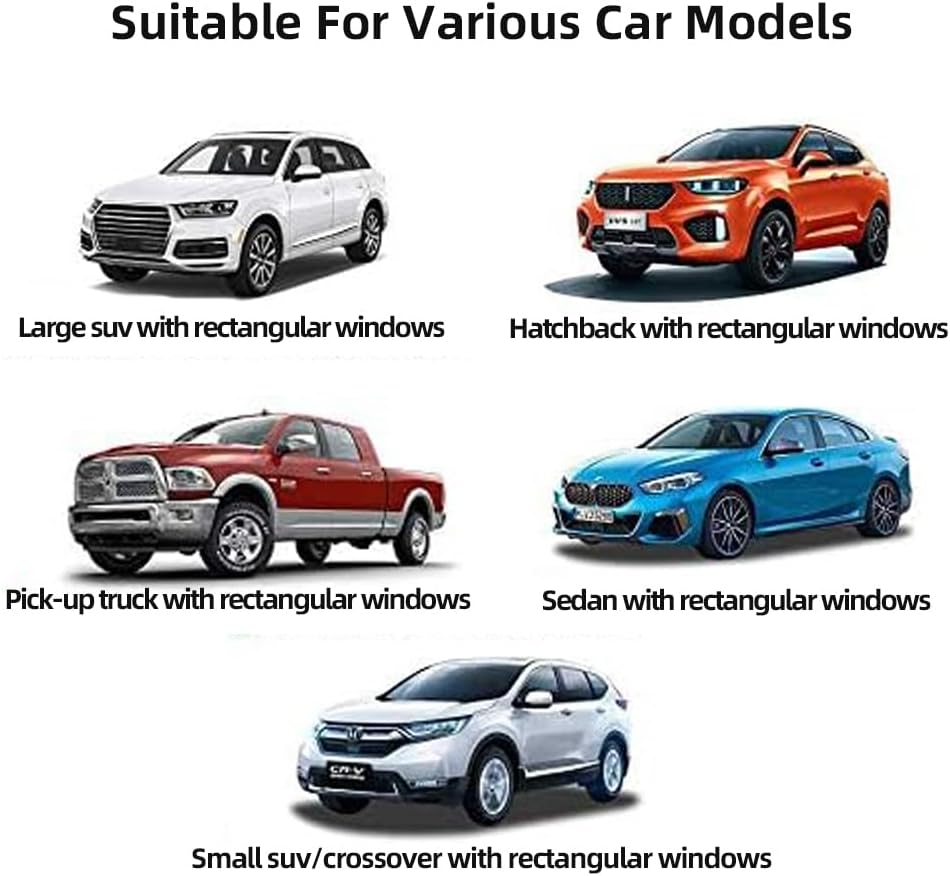 Skycabin Universal Car Window Shades for Kids & Baby,2Pack Magnetic Sun Shade,Side Windows Sunshade Cover for Car Seat Sun Protection and Sun Cover Full Windows