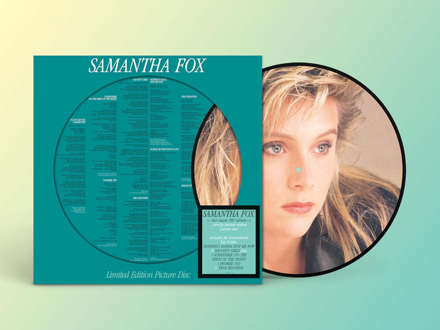 Samantha Fox - Picture Disc image number 2