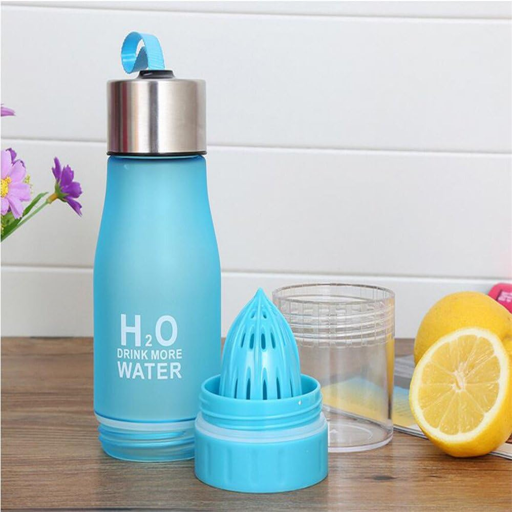 TOPIND Lemon Water Bottle Gym Cups Fruit Infuser Squeezer Infusing Health Cup 650Ml H2O Outdoor Sport Water Bottle Lemon Juice Drink Cup Sport Health Juice Maker Multiple Colors image number 2