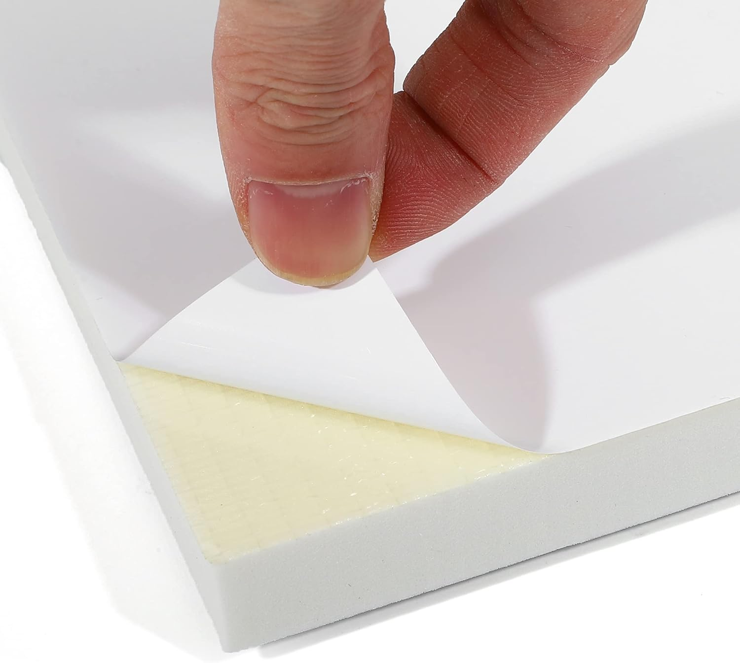 X AUTOHAUX 400X150X20Mm 2Pcs Car Garage Wall Guard Door Bumper Protector anti Collision Water Resistance EVA White image number 4