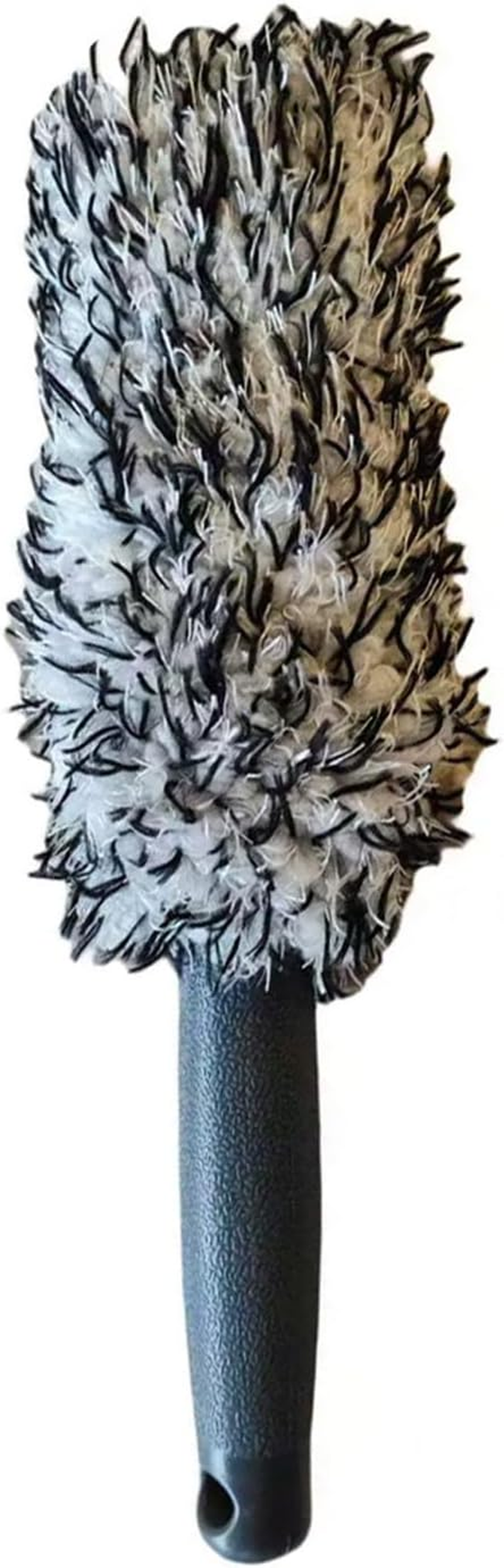 Car Microfibre Wheel Brush, Removable Car Rims Brush, Car Wheel Cleaning Brush, Highly Water Absorption Detailing Cleaner Brushes with Long Handle for Rim Hubs, Spokes, Fenders, Engines