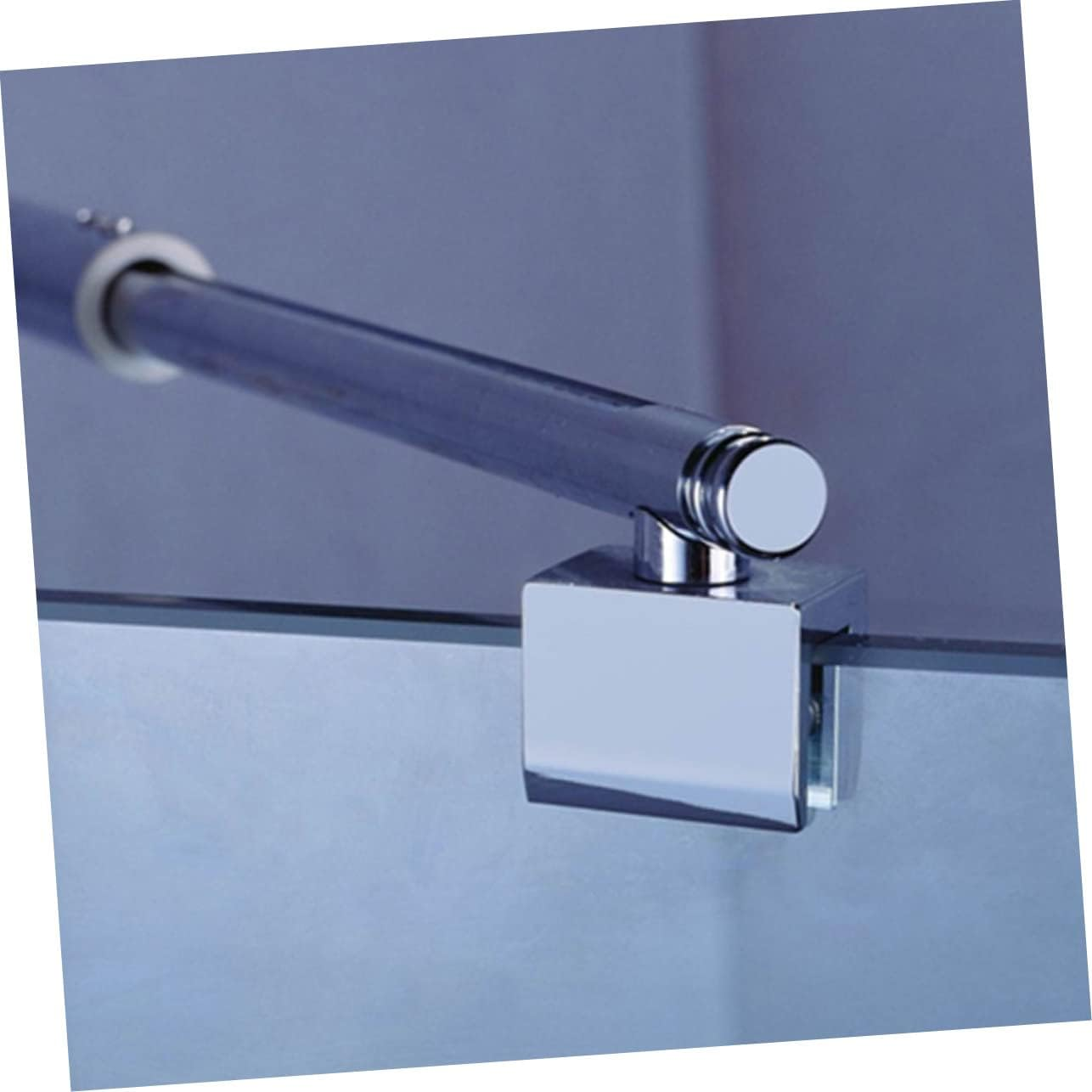 Homoyoyo 304 Stainless Steel Shower Glass Support Rod 358Mm Double-Headed Bracket for Frameless Shower Doors Waterproof Wall to Glass Hardware 19X300X500Mm Size image number 6