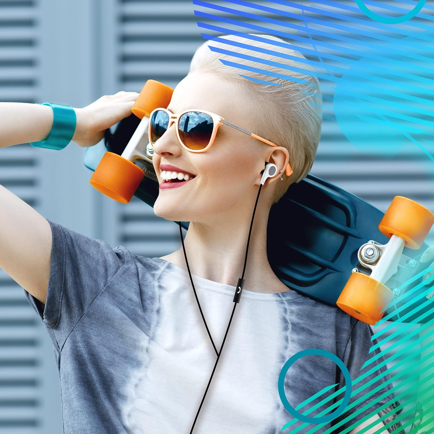 Maxell 199725 Bass13W Heavy Bass Earbuds White image number 3