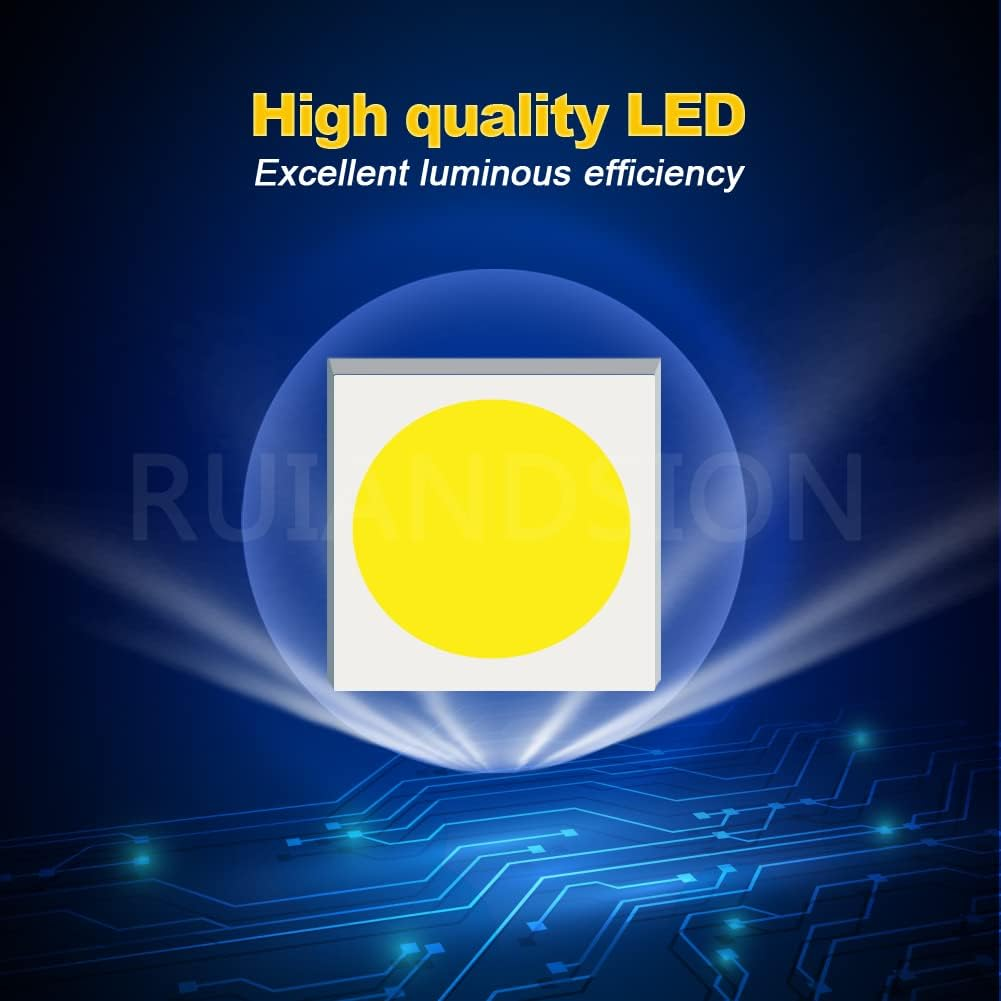 Ruiandsion 2Pcs 12V 1156 7506 BA15S LED Bulb Super Bright 5050 8SMD Chipset LED Replacement Bulb for Reverse Light Turn Signal Light Tail Light,Non-Polarity(White)