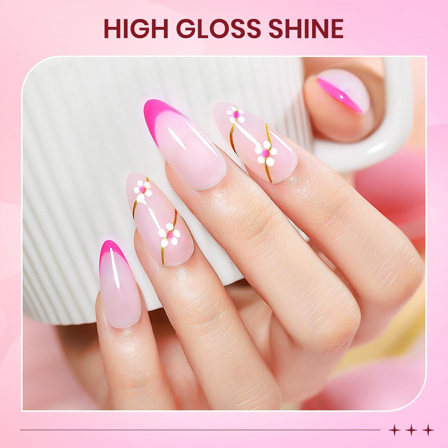 SUPWEE Pink Regular Nail Polish Set, Quick Dry Classic 6 Colors Popular Pink Glitter Easily DIY Stunning Manicure Salon at Home Women - Nude Color image number 6