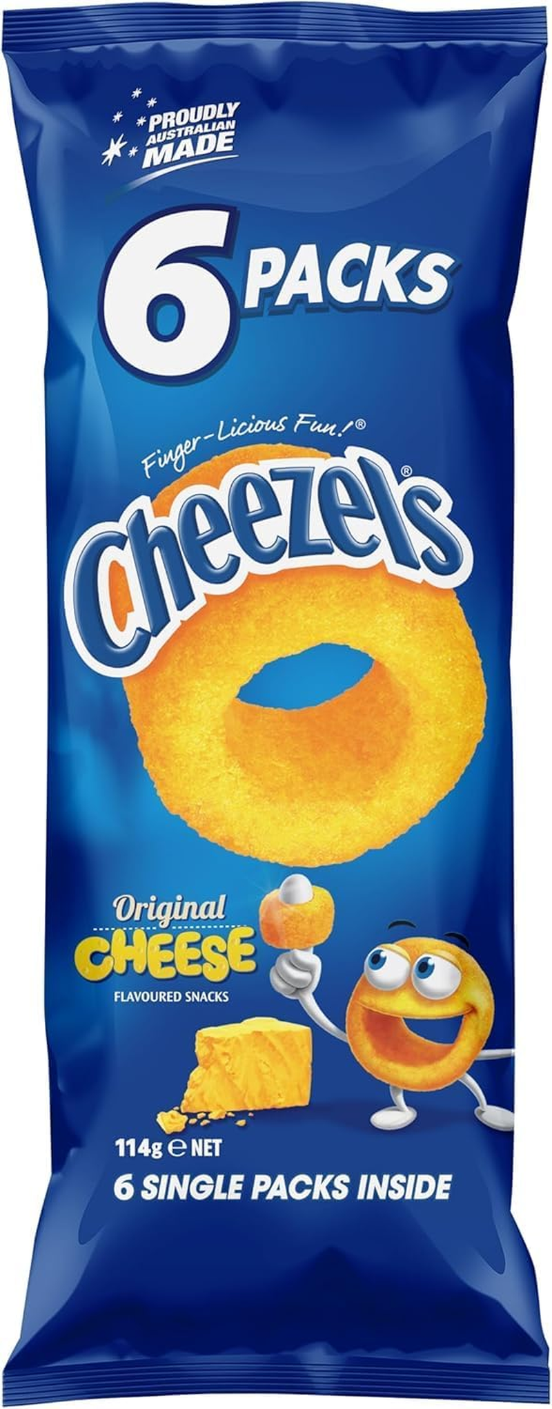Cheezels Regular Variety 6-Pack 114G image number 4