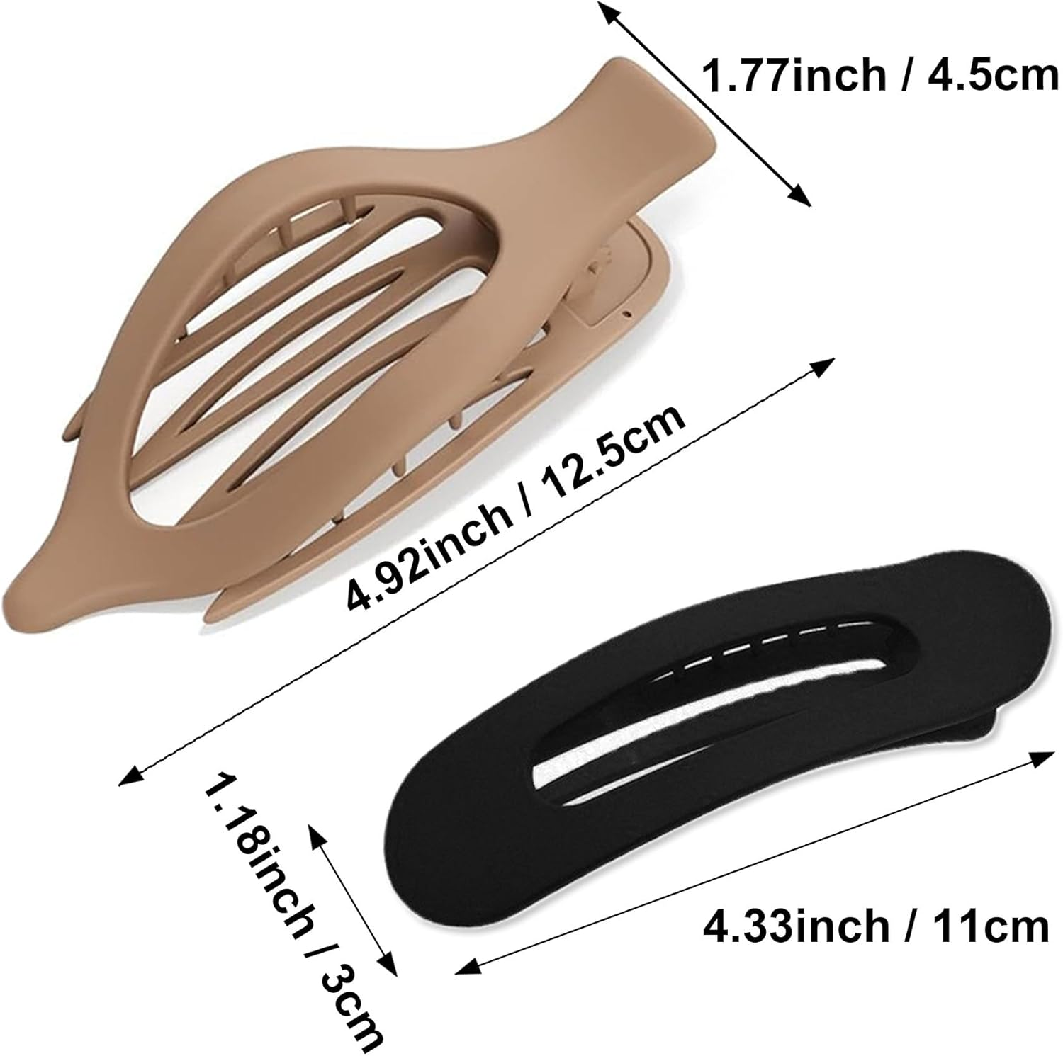 8Pcs Flat Hair Clips for Thin Hair and Thick Hair