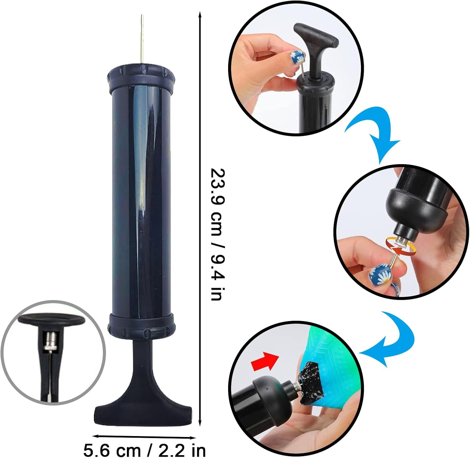 Smilixin Pack of 4 Bouncy Kickball, PVC Rainbow Ball, Children, Children'S Play Ball, Beach Ball with Pump, Football Softball, Children'S Ball for Indoor and Outdoor Use, 8.5 Inches image number 1